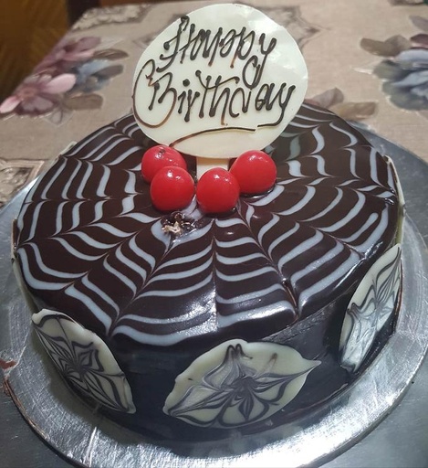 Dark and White Chocolate Cake